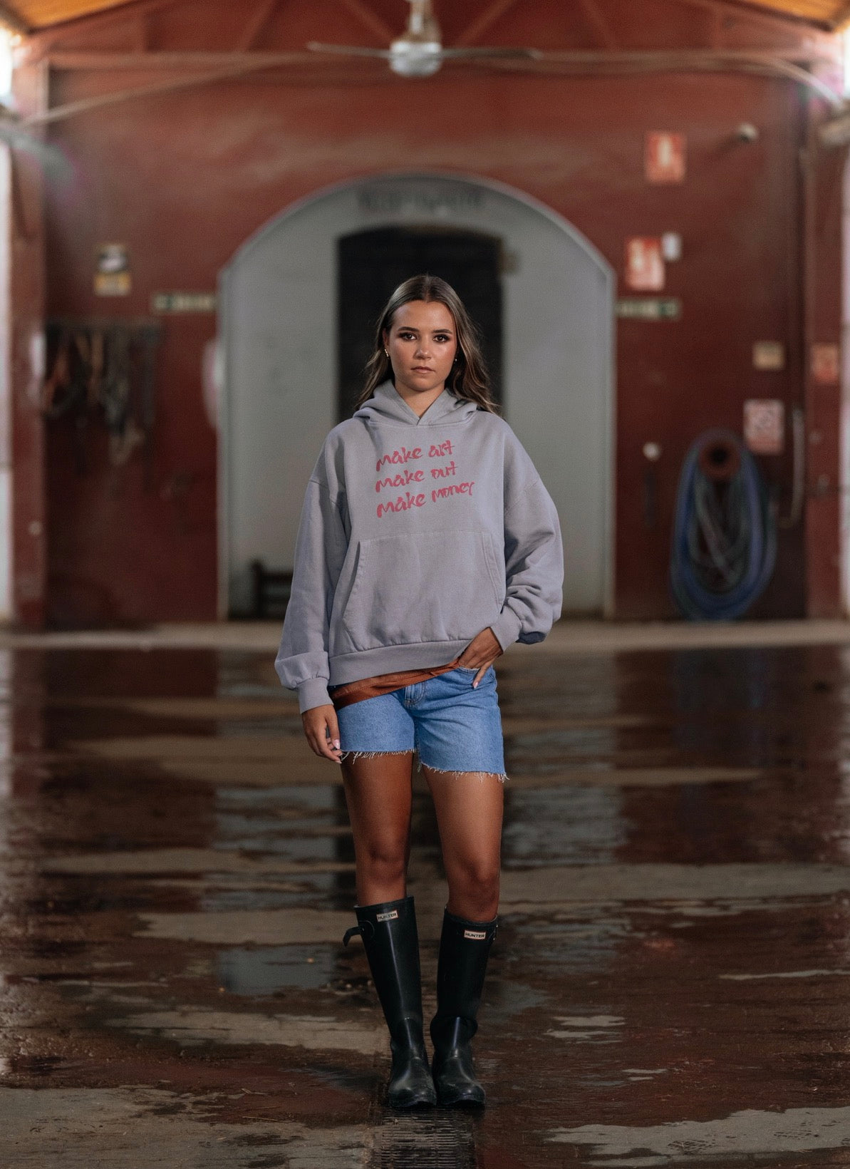 HOODIE BOWLING GRIS