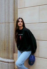 SUDADERA RAYO LEOPARDO TACHAS NEGRA