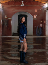 BLUSA CASILDA AZUL MARINO