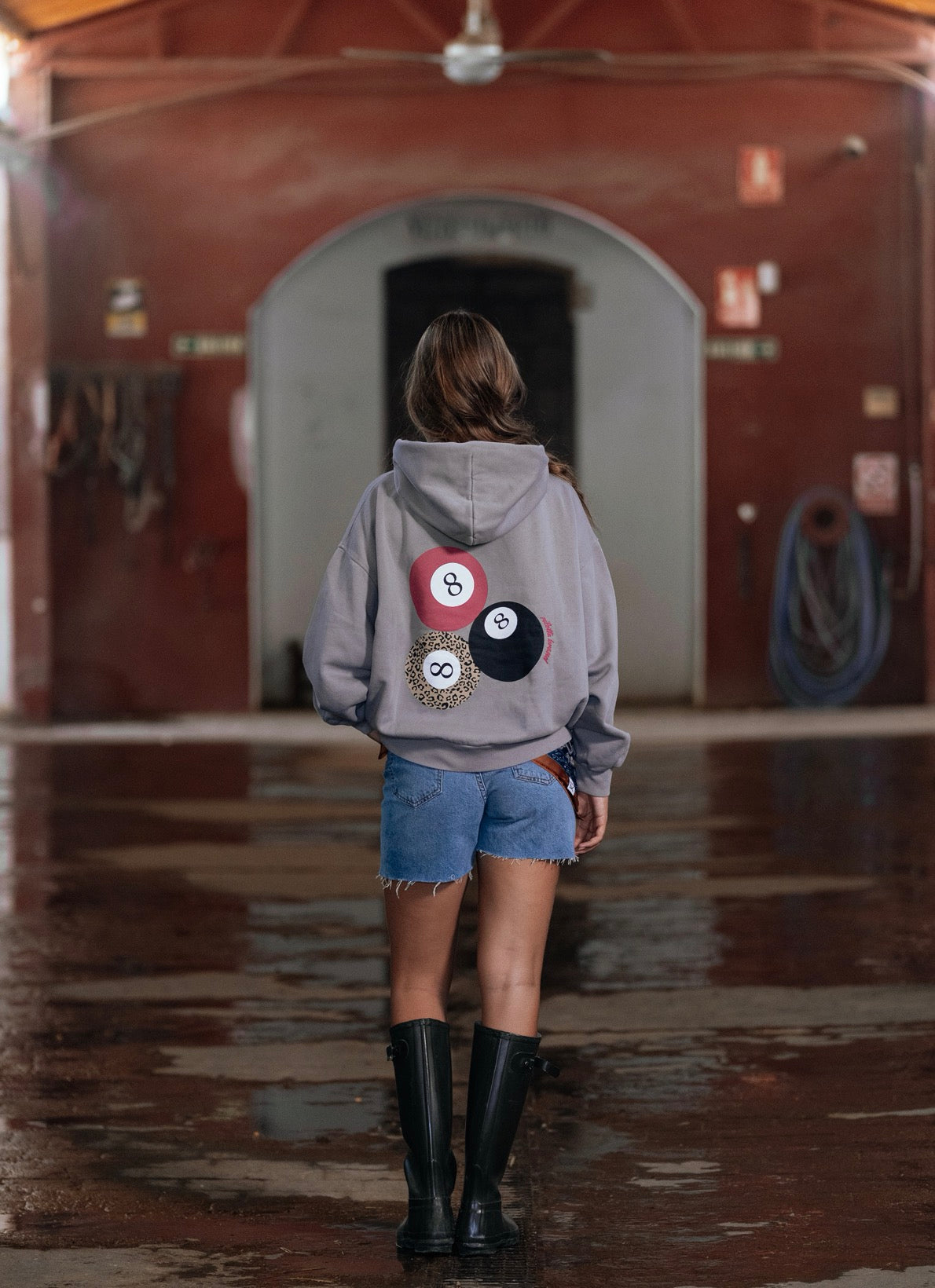 HOODIE BOWLING GRIS