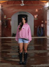 HOODIE STARGIRL ROSA Y VINO