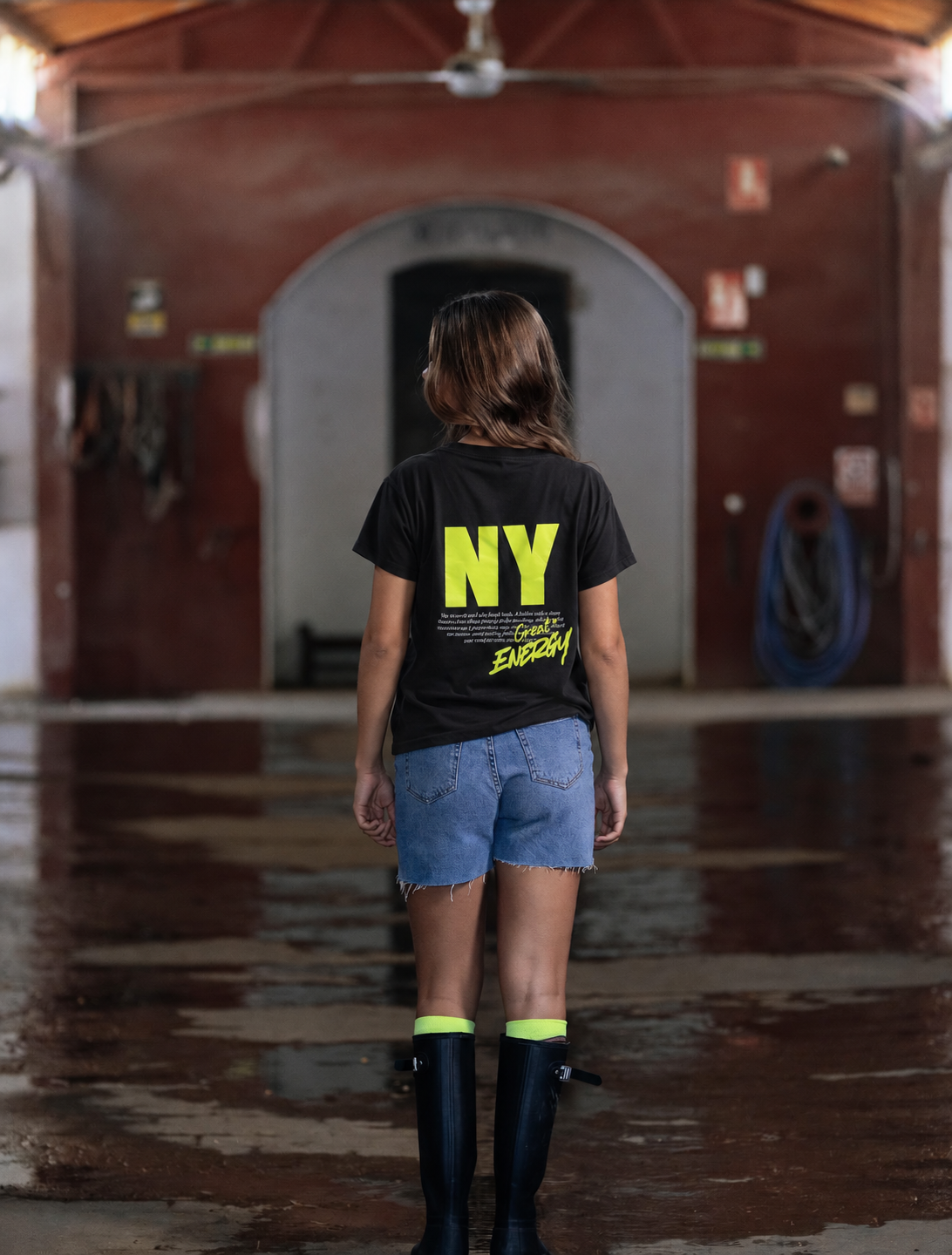 CAMISETA NEW YORK NEGRA