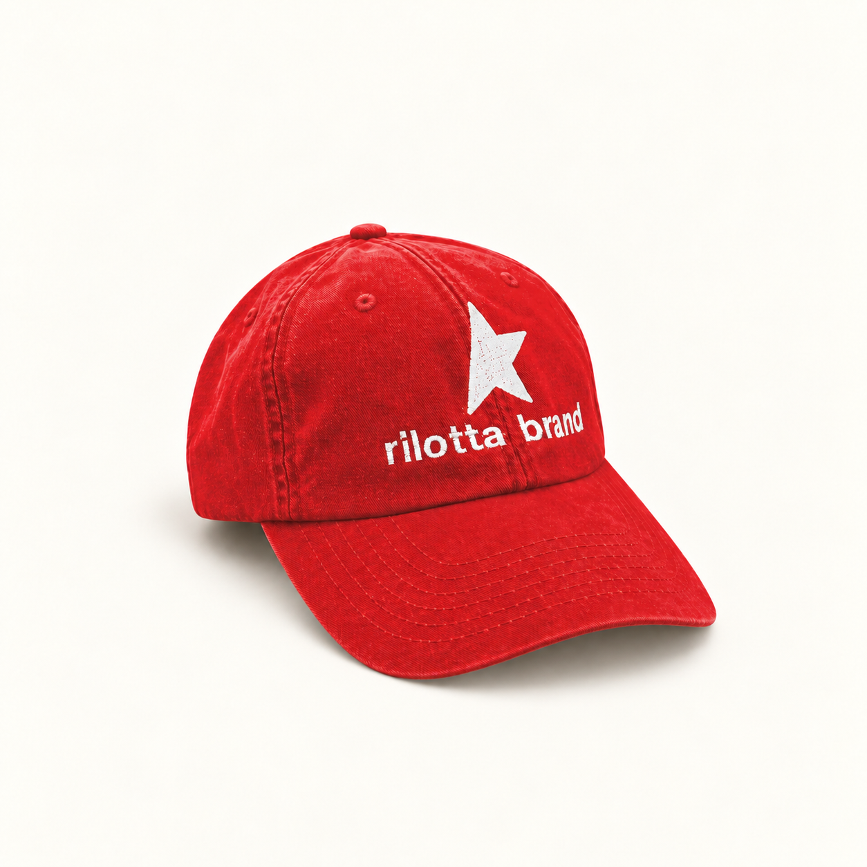 GORRA ROJA MEDIA ESTRELLA BLANCA