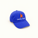 GORRA COBALTO MEDIA ESTRELLA NARANJA FLÚOR