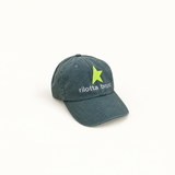 GORRA VERDE MUSGO MEDIA ESTRELLA AMARILLO FLÚOR