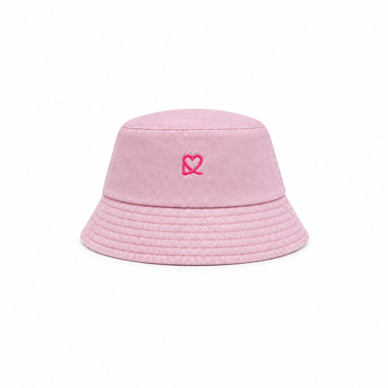 GORRO DENIM ROSA LOGO ROSA