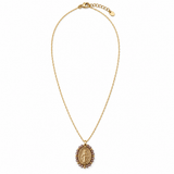 COLLAR VIRGEN ROSA ACERO