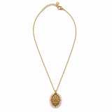 COLLAR VIRGEN ROSA ACERO