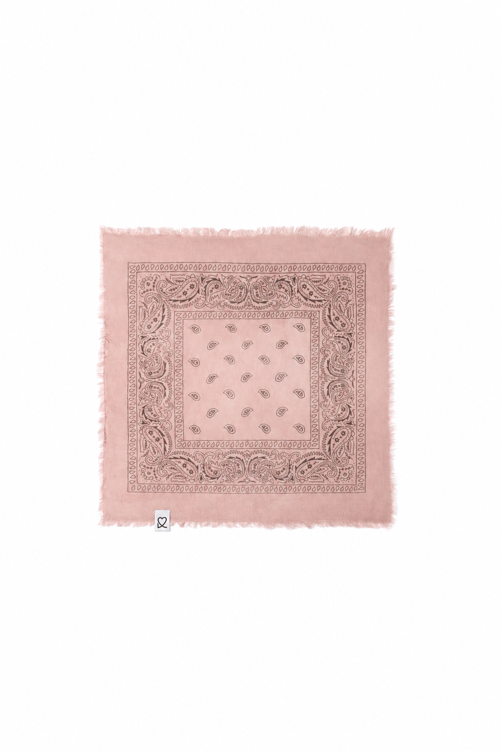 PAÑUELO BANDANA ROSA EMPOLVADO