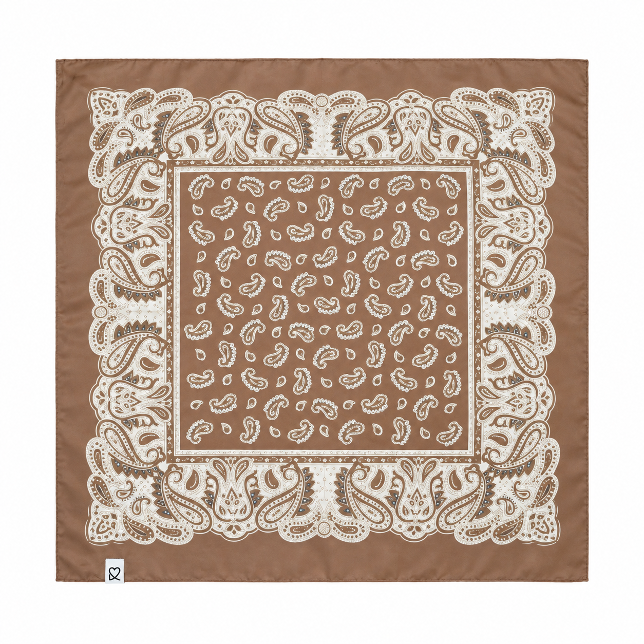 PAÑUELO PAISLEY CAMEL