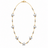 COLLAR FLORECITAS GRIS