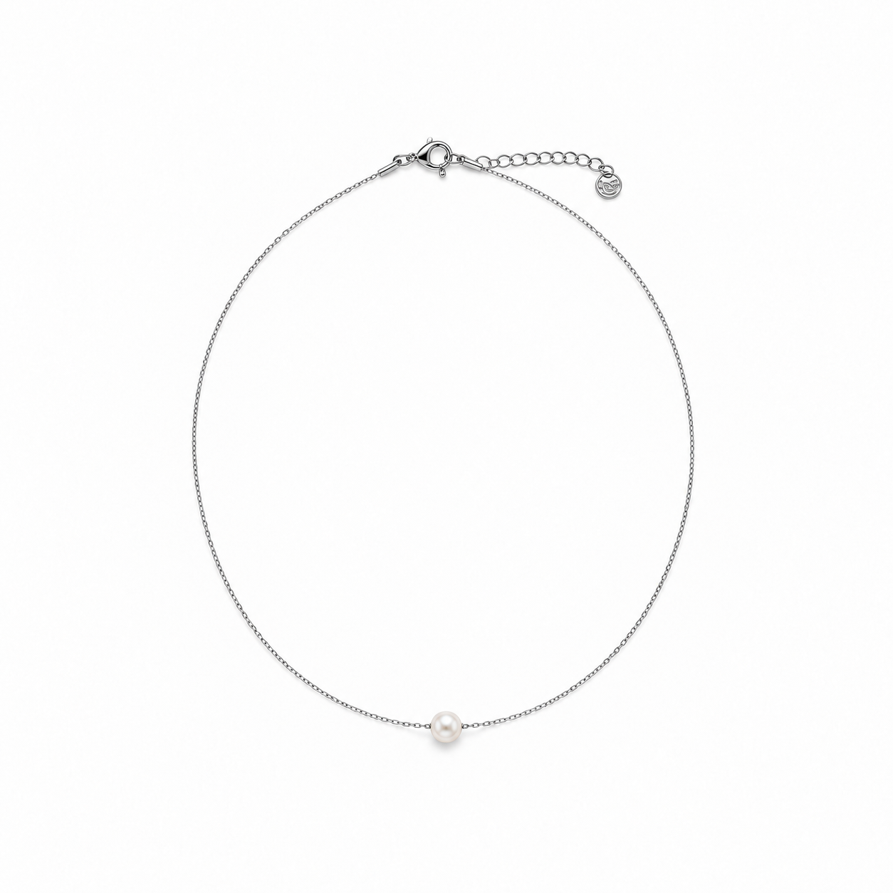 COLLAR PEARL SILVER