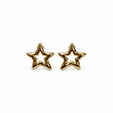 PENDIENTES PUFFY STAR GOLD