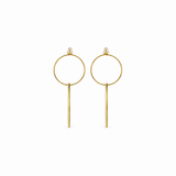 PENDIENTES CIRCLE STICK GOLD