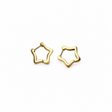 PENDIENTES STAR HOOPS GOLD