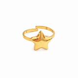 ANILLO ESTRELLA PEQUEÑA ACERO