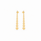 PENDIENTES CORAZONES ALARGADOS