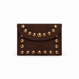 MONEDERO TACHAS MARRÓN