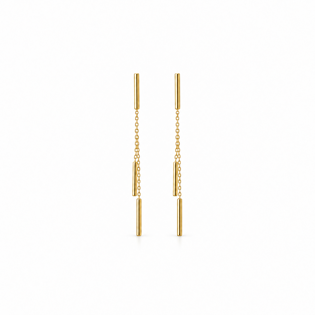 PENDIENTES LONG GOLD