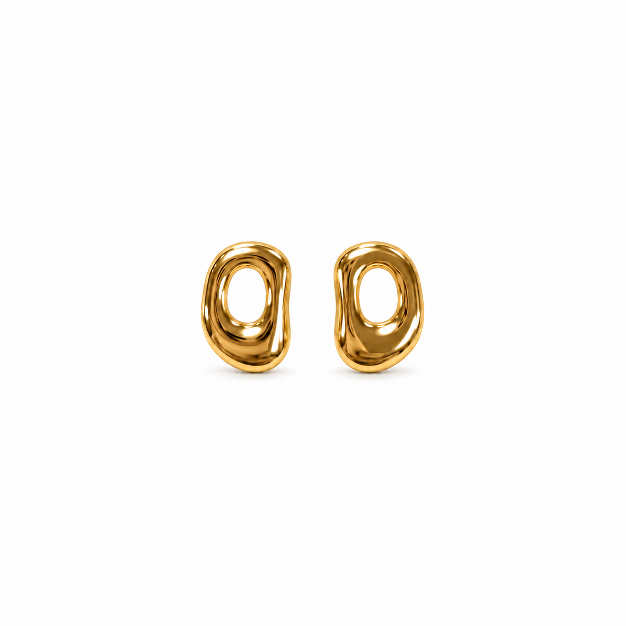 PENDIENTES GOLDEN OVAL