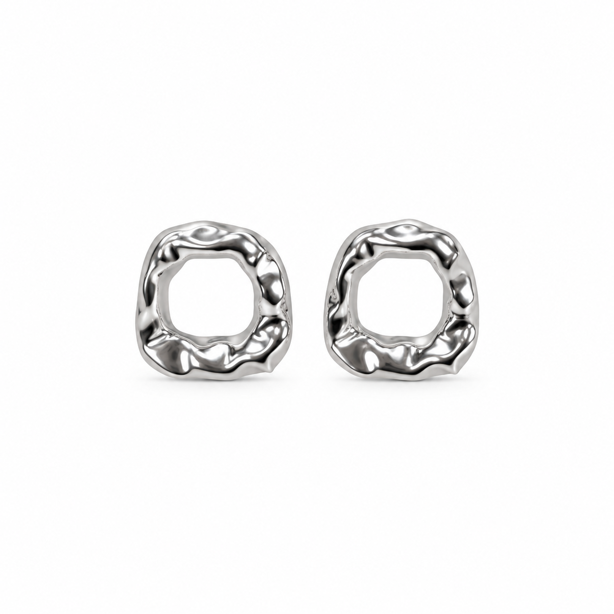 PENDIENTES WAVES SILVER