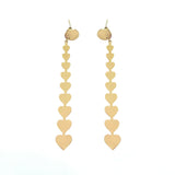 PENDIENTES CORAZONES ALARGADOS