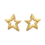PENDIENTES ESTRELLA RUGOSAS