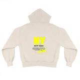 HOODIE NEW YORK BEIGE AMARILLO FLUOR