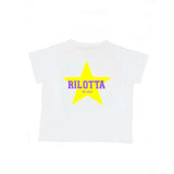 CAMISETA STAR GLITTER BLANCA