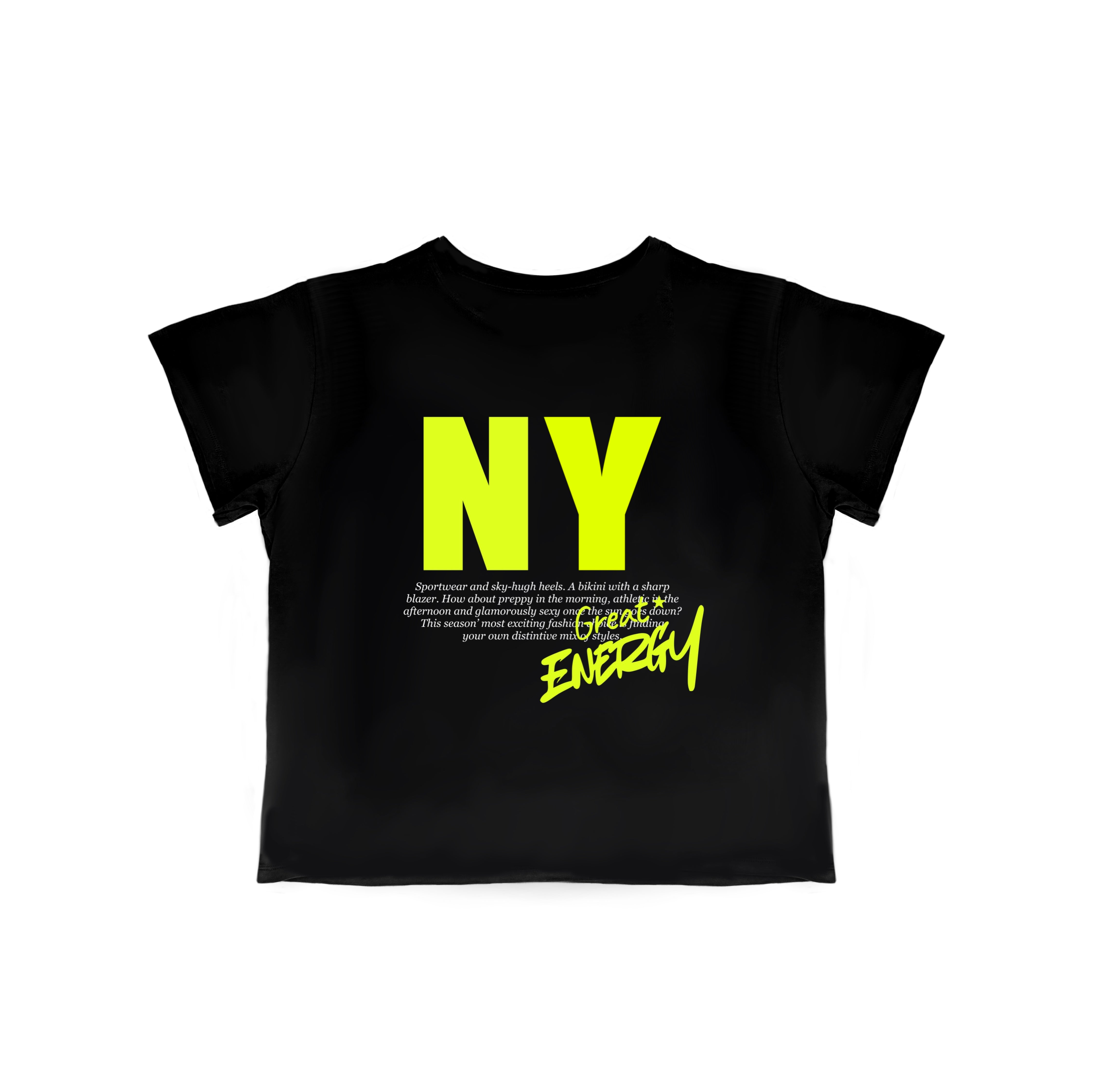 CAMISETA NEW YORK NEGRA