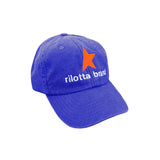 GORRA COBALTO MEDIA ESTRELLA NARANJA FLÚOR