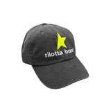 GORRA NEGRA MEDIA ESTRELLA AMARILLO FLÚOR