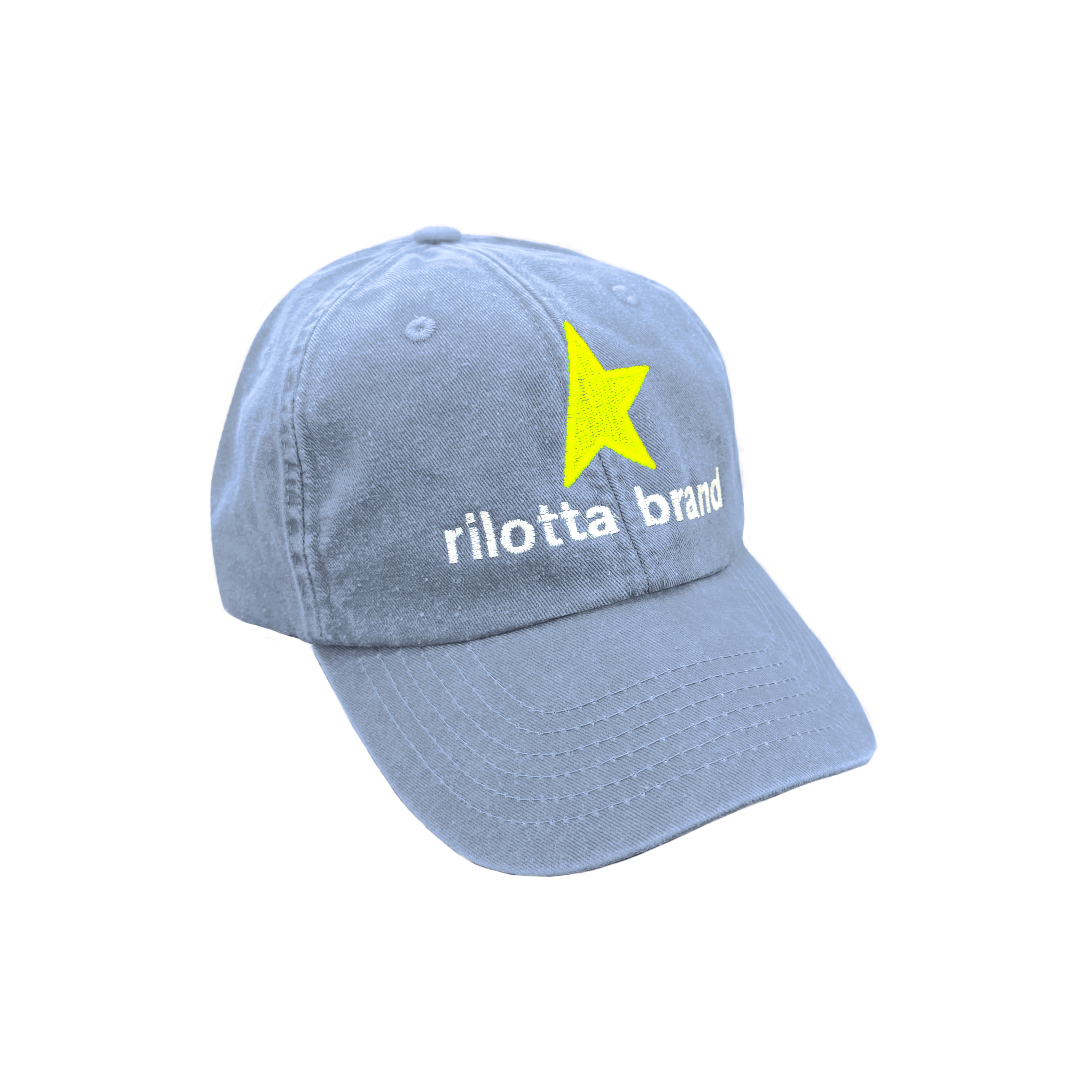 GORRA AZUL LIGHT MEDIA ESTRELLA AMARILLA FLÚOR