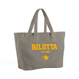 BOLSO PLAYA CREMALLERA MARRÓN TACHAS