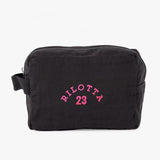 BLACK RILOTTA CASE 23 FLUORESCENT PINK LOGO