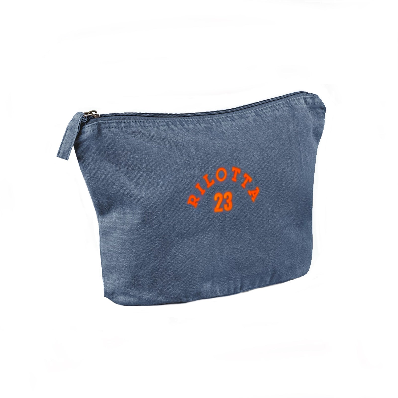 ESTUCHE RILOTTA 23 AZUL LOGO NARANJA FLUOR