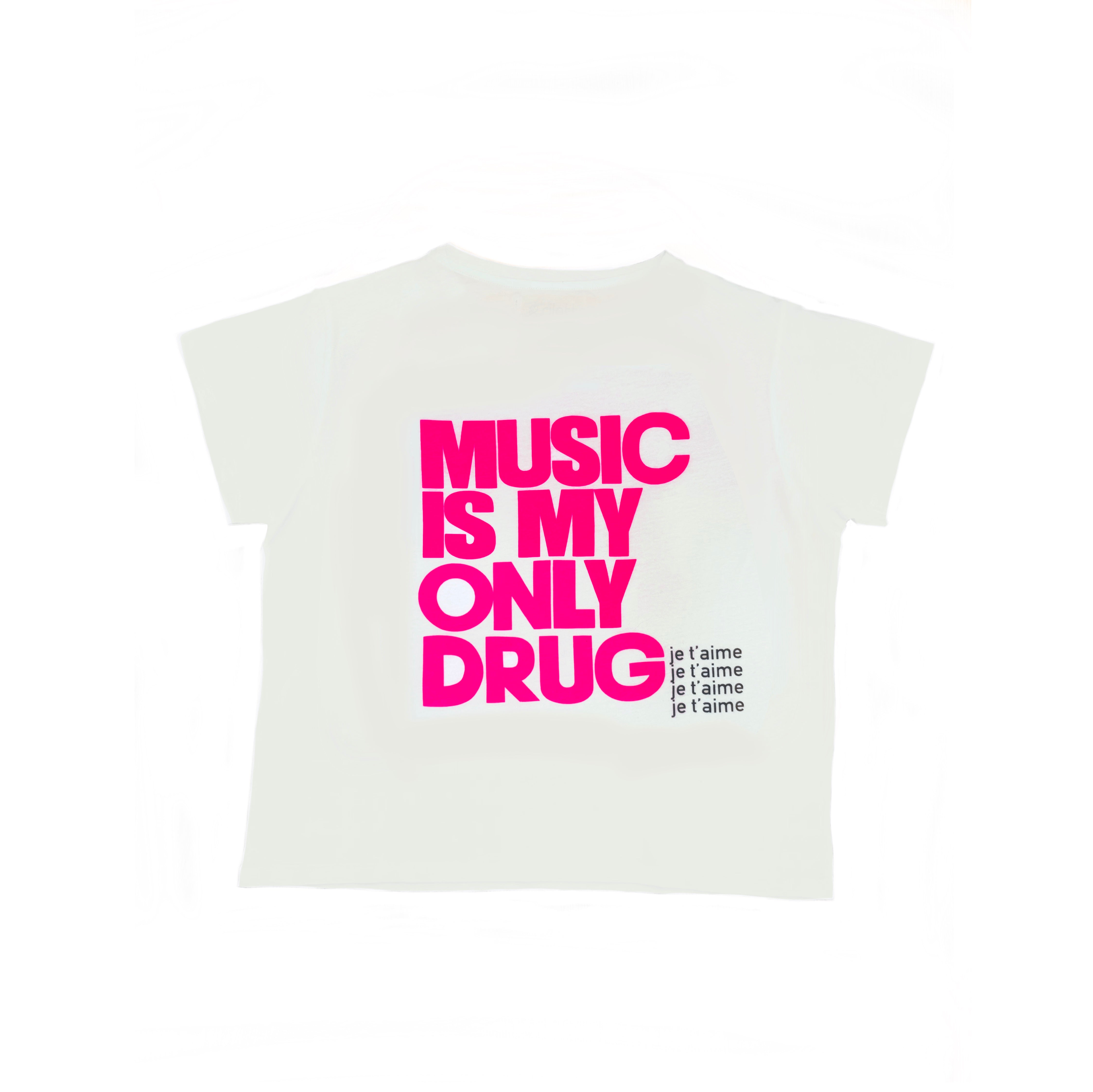 CAMISETA MUSIC BLANCA