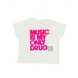 CAMISETA MUSIC BLANCA