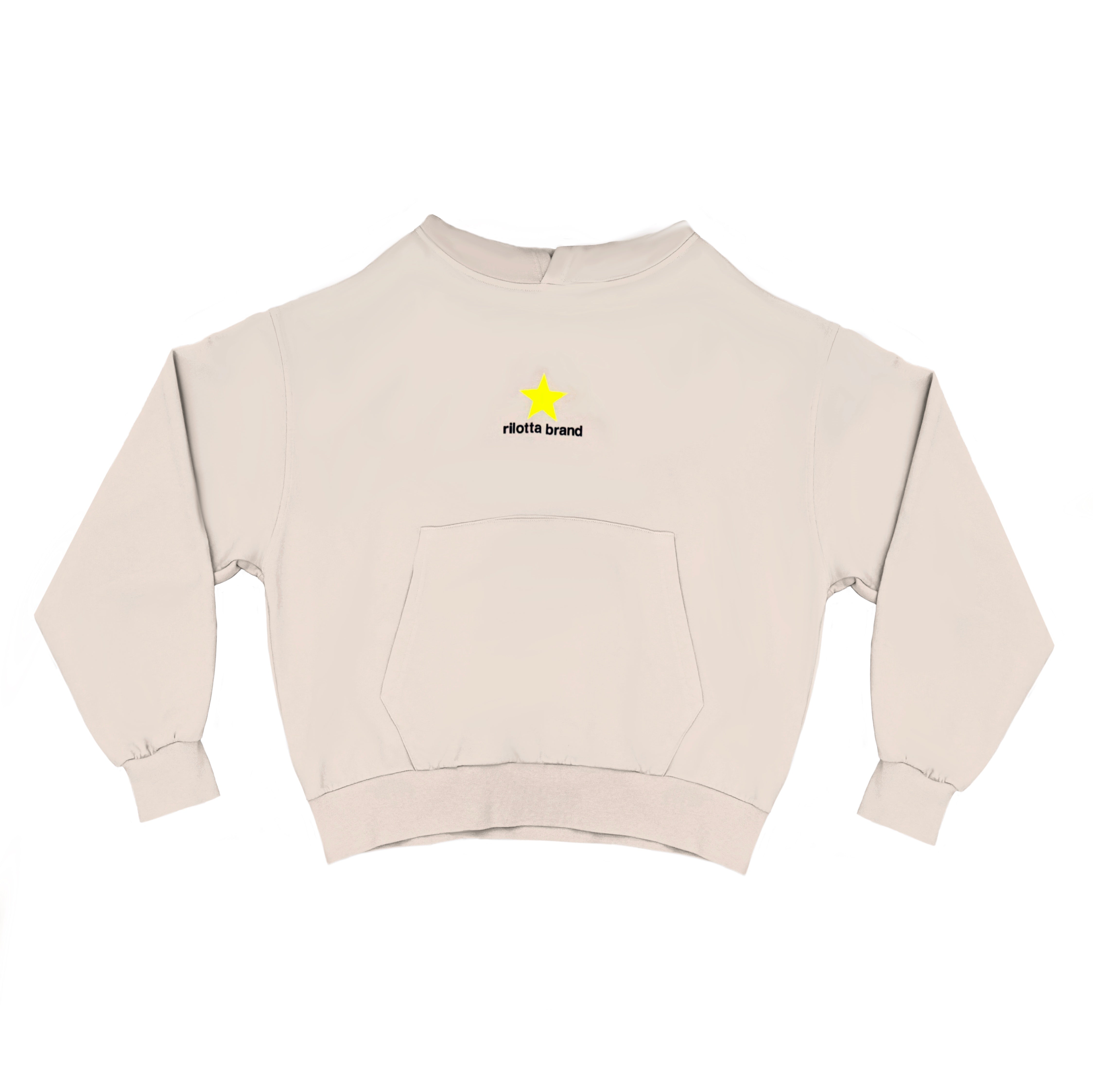 HOODIE NEW YORK BEIGE AMARILLO FLUOR