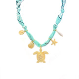 COLLAR PAÑUELO AZUL