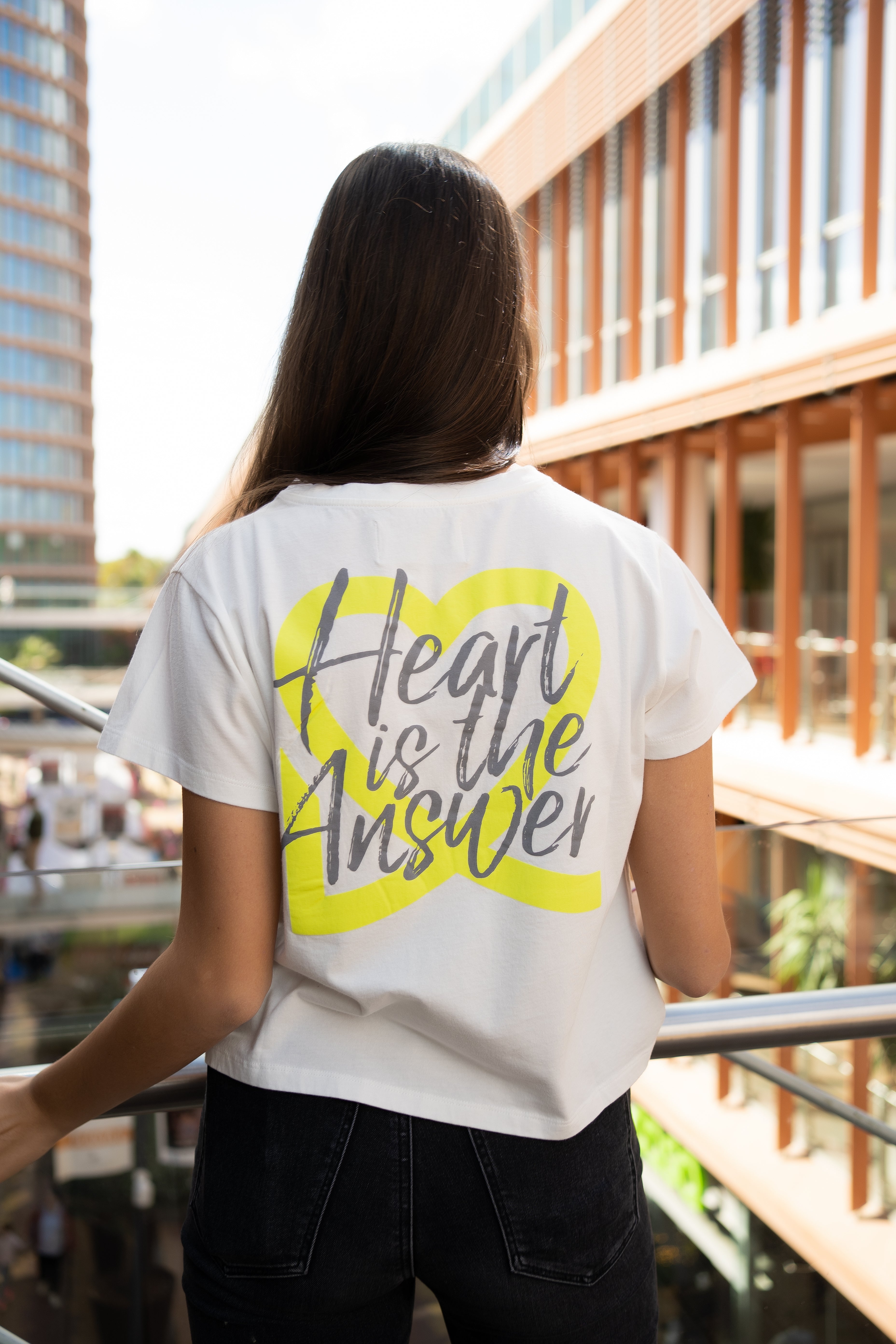 CAMISETA HEART BLANCA