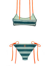 BIKINI CAPRI VERDE RAYAS