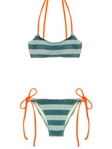 BIKINI CAPRI VERDE RAYAS