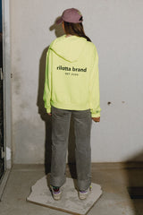 HOODIE AMARILLO FLÚOR EXTRA OVERSIZE