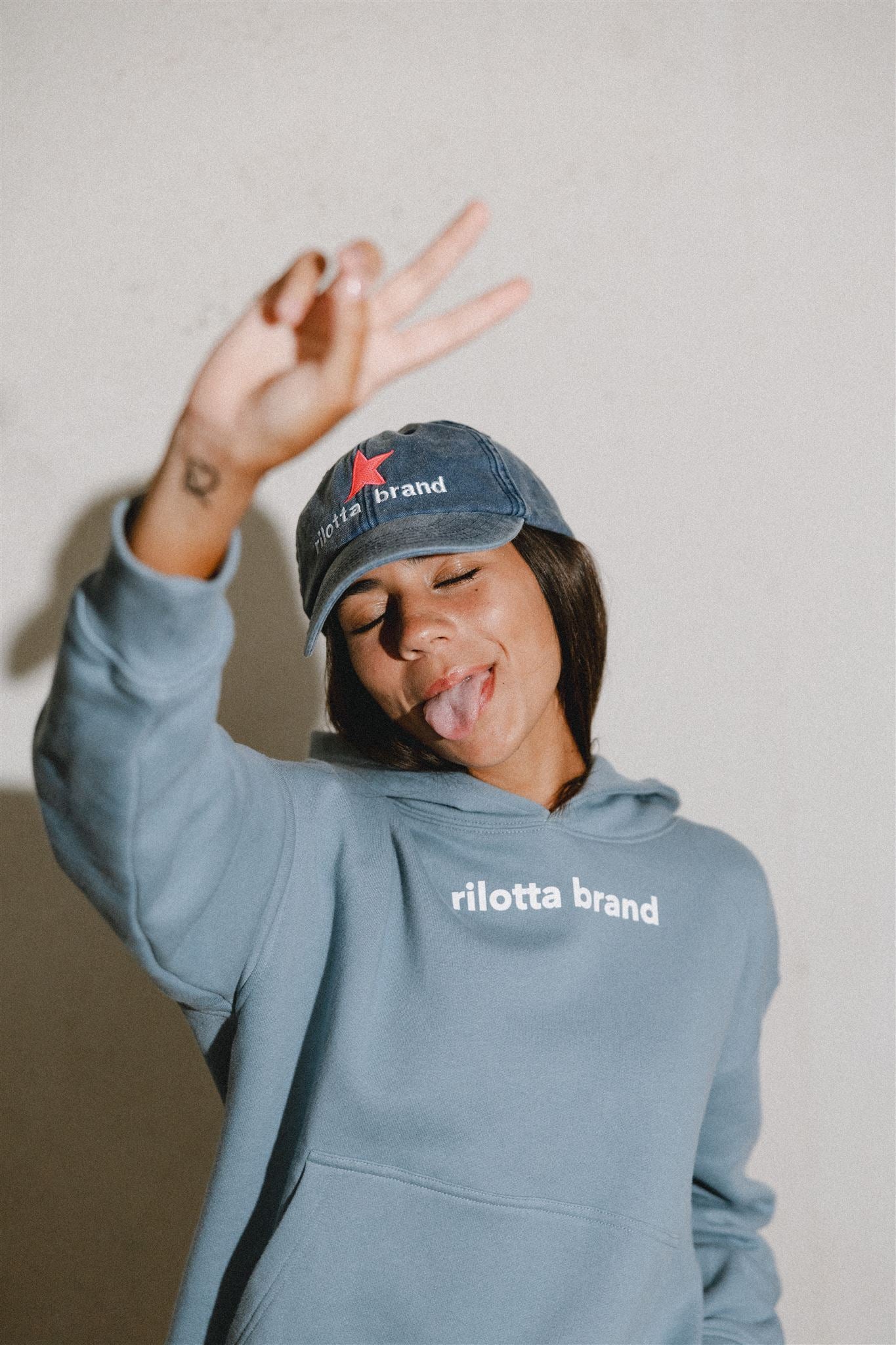 HOODIE HAPPY AZUL