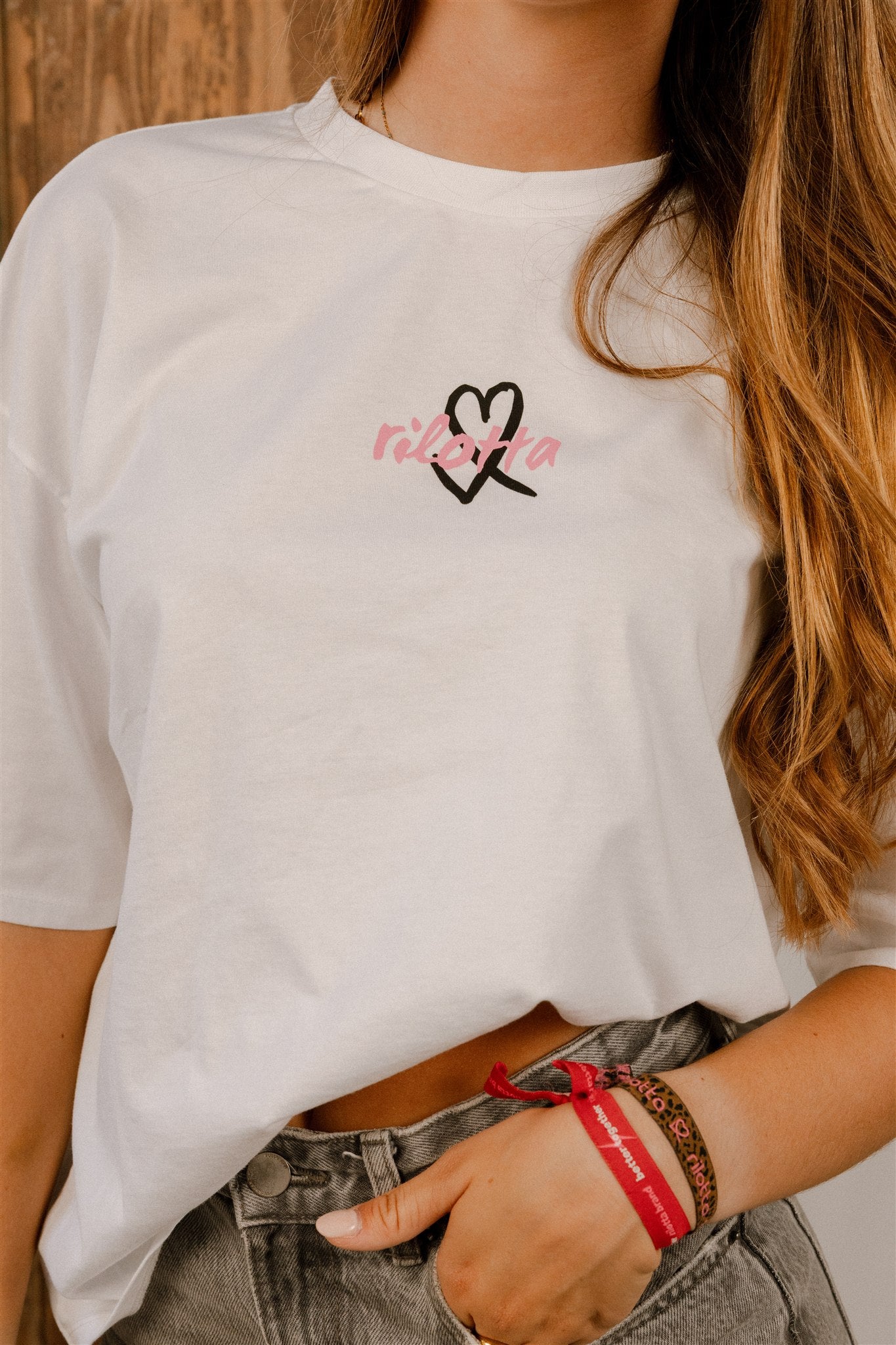 CAMISETA NO RISK NO STORY BLANCA OVERSIZE