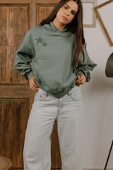 HOODIE STARLOVER VERDE MUSGO