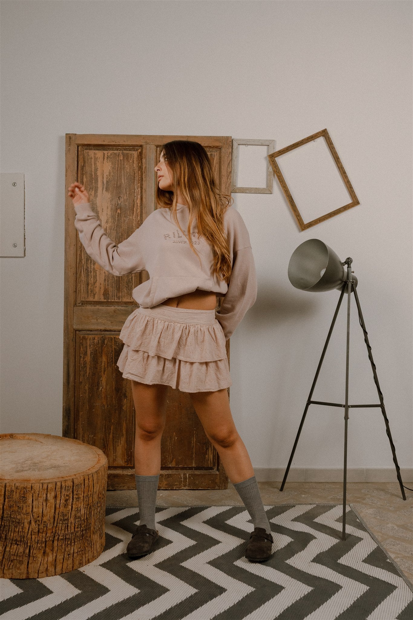 FALDA MICAELA ROSA