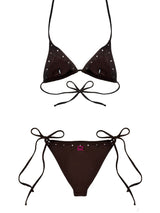BIKINI AMALFI TACHAS MARRÓN