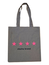 BOLSA TOTE GRIS RILOTTA ESTRELLAS